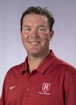Tjerk van Herwaarden, head coach of Harvard field hockey