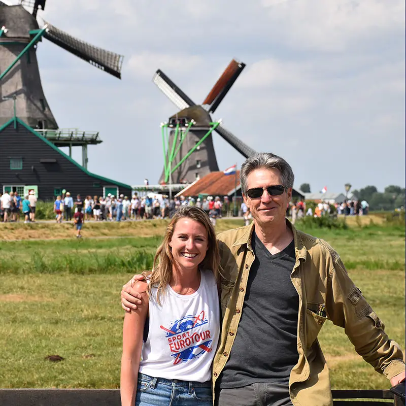 Family road trip in Holland